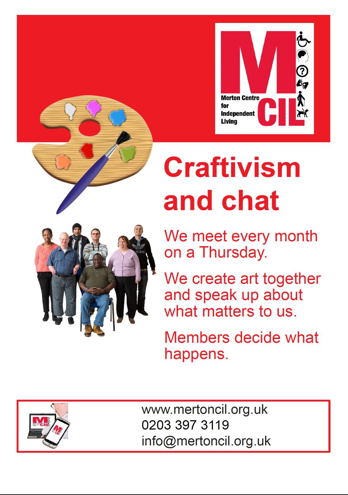 Craftivism and Chat Easy Read Leaflet (download below)