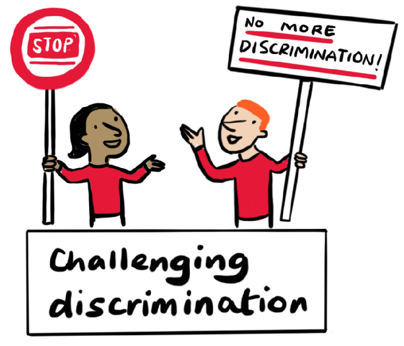 We challenge discrimination 