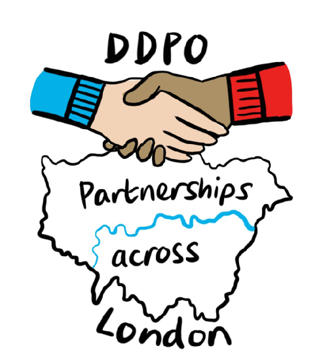 We work with DDPOs across London to increase disability hate crime support and raise awareness 